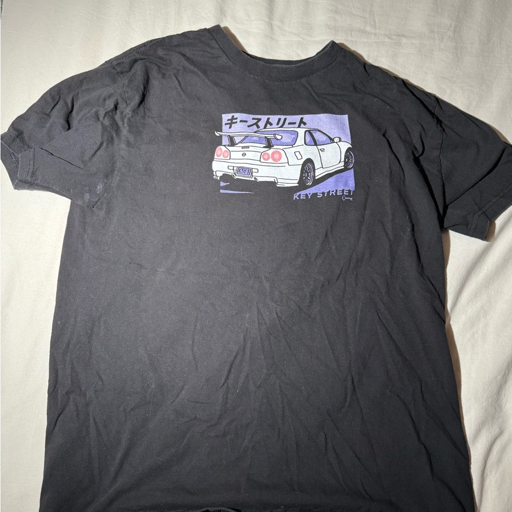 R34 GTR graphic tee black men’s size large